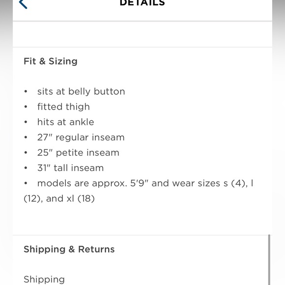 Old Navy high rise Pixie cropped pants - Picture 9 of 10